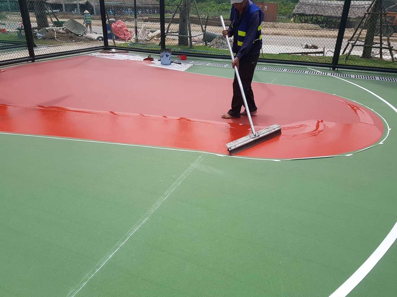 Thi công cảnh quan sân vườn, sân thể thao